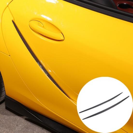 Накладка на боковой воздухозаборник двери автомобиля из углеродного волокна для Toyota GR Supra A90 -