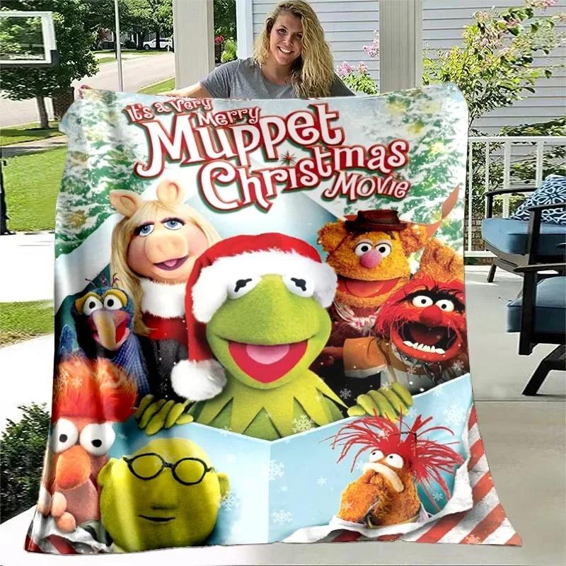 The Muppet Christmas Carol Blanket Vacation Santa Plush Warm UltraSoft FlannelFleece Throw Blanket For Sofa Bedspread Cover Gift
