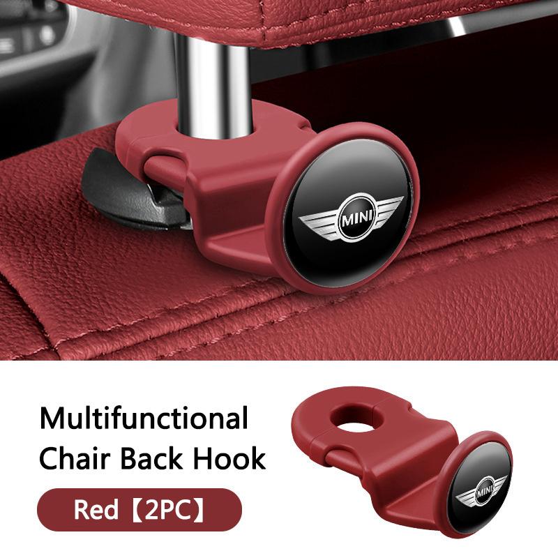 BBIQ7 Car Interior Hanging Storage Hook Clips Organizer For BMW Mini Cooper Countryman Clubman R55 R56 R60 F54 F55 F56 Sticker