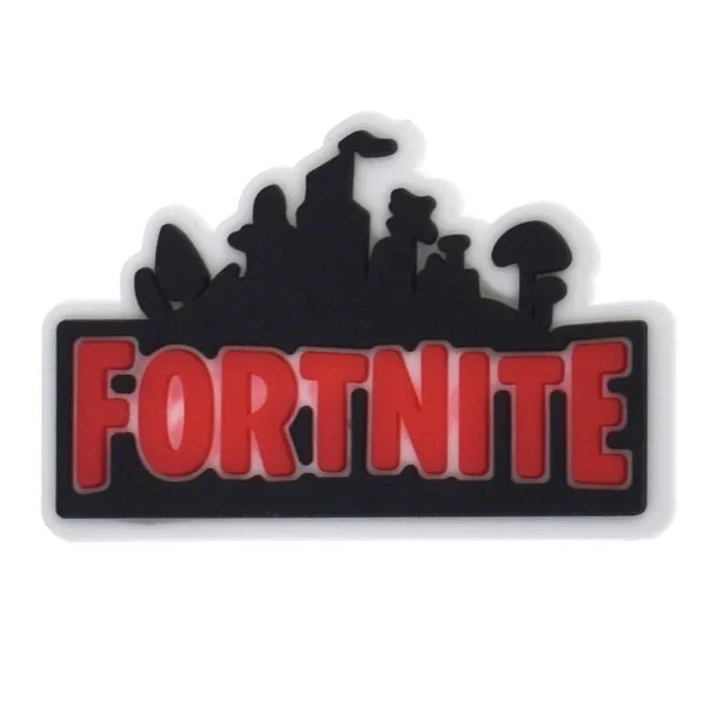 Пряжка для обуви Fortnite Очаровательный DIY шарм для Crocs Женская садовая обувь Украшение Вечеринка Девочки мальчики Подарки Идеальный подарок