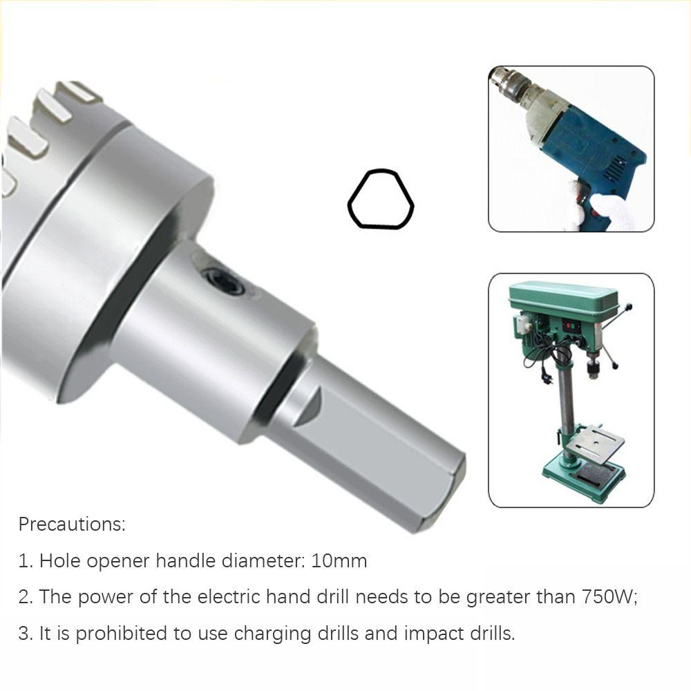 Hard Alloy Drill Bit Silver Hole Opener High-quality TCT Hole Saw Aluminum Alloy