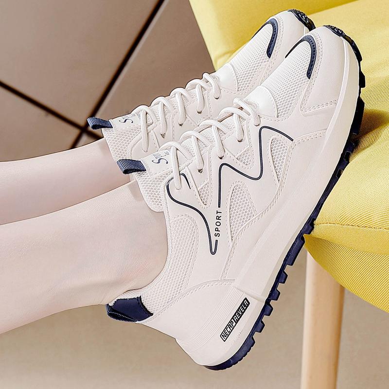 Мода 2024 года, новая модная универсальная спортивная обувь для отдыха на открытом воздухе, удобная, дышащая, сетчатая, повседневная обувь для женщин