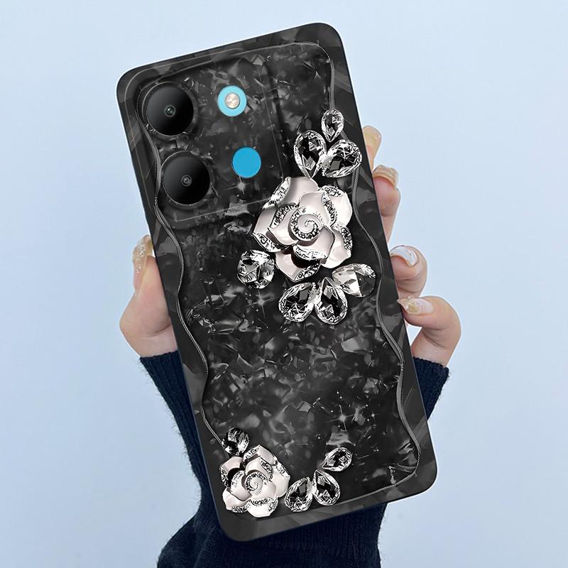 Чехол для Infinix Smart 7 X6515 Smart 7 HD X6516 Модный Простой Чехол Мягкий Силиконовый Чехол для Телефона Для infinix Smart7 Plus Чехлы