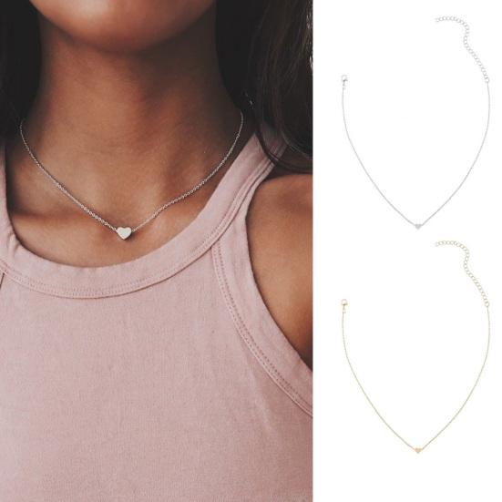 Любовь Сердце Кулон Цепь Ожерелье Женщины Ювелирные Изделия Подарок Коктейль Вечеринка