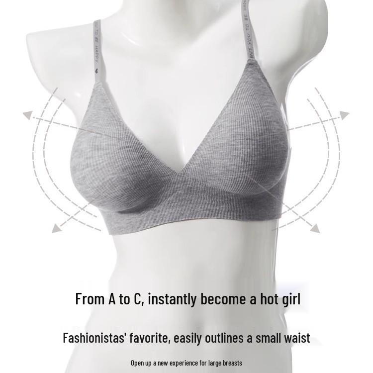 Japanese Wirefree Deep V Seamless Bra - Comfortable, Lightweight, Simple Design for Small Busts In Summer