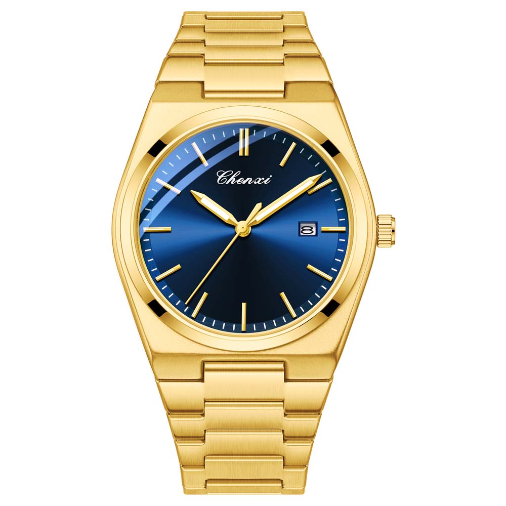 CHENXI Men's Quartz Watch Fashion Couple Watch Calendar Waterproof Stainless Steel High Quality Watch for Men and Women