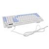 Игровая клавиатура 93 клавиши, динамическая RGB-подсветка, эргономичный дизайн, проводная, с регулятором громкости, для ноутбука
