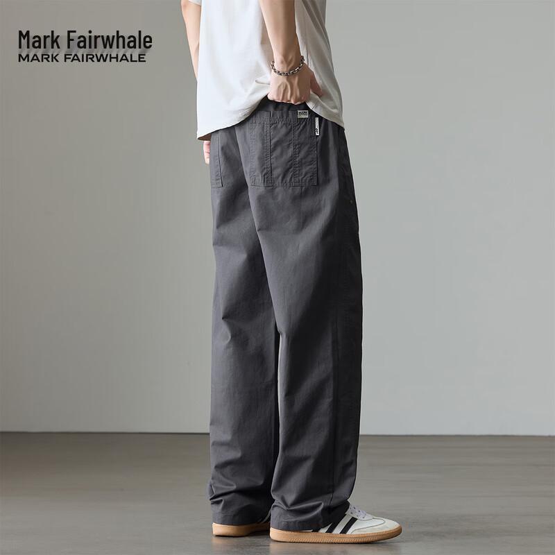 Mark Fairwhale Men's 2025 Autumn/Winter Drawstring Straight Casual Pants