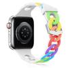 Силиконовый ремешок для Apple Watch band 45мм 44мм 40мм 41мм 42мм 49мм дышащий браслет correa iWatch ultra series 8 7 6 5 4 SE