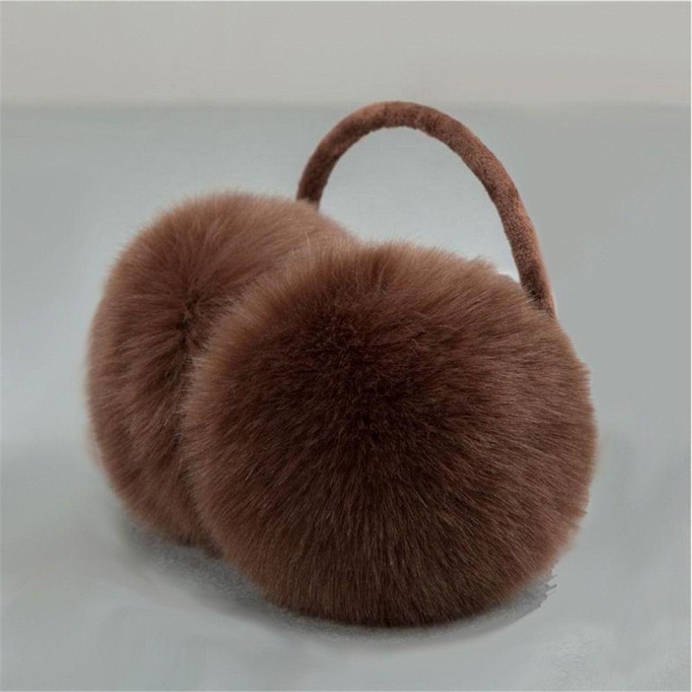 Зимние повседневные мягкие пушистые теплые наушники-ушанки плюшевые грелки для ушей