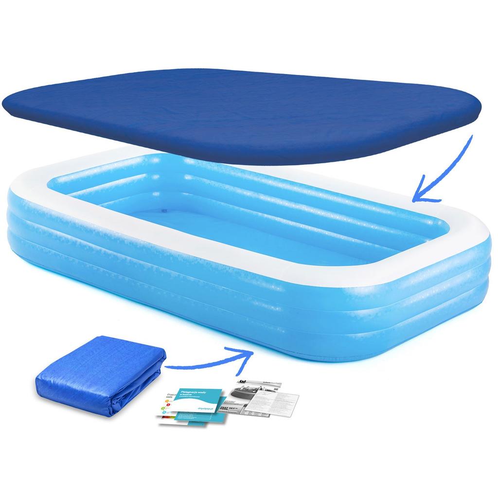 Inflatable Family Pool 305 X 183 X 56 Cm 3 In 1 Bestway 54009