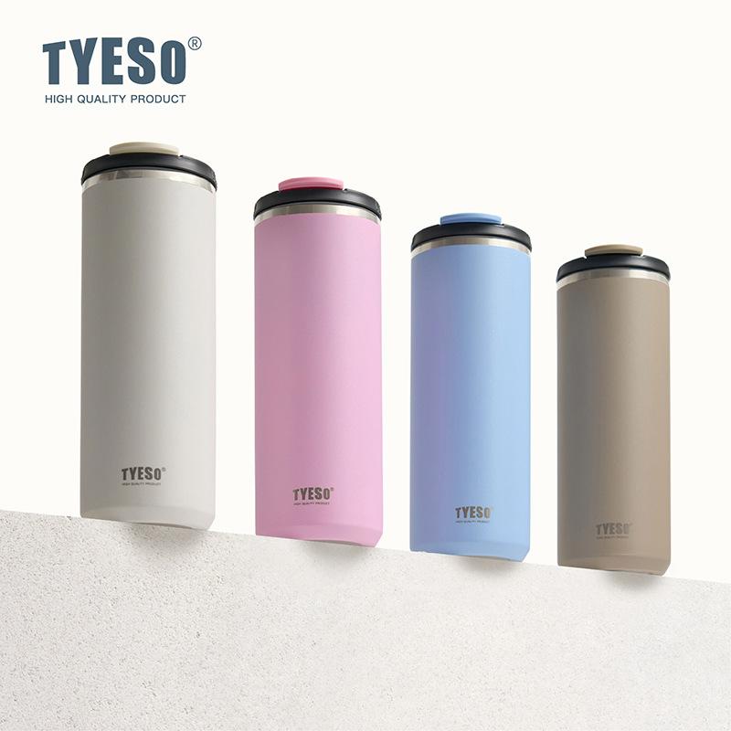 TYESO 600 мл/750 мл Термос из нержавеющей стали Термобутылка Портативная кружка для кофе и молока Дорожный стакан Сохраняет тепло/холод Водные стаканы