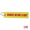 Remove Before Flight Key Chains Yellow Key Chains Aviation Gifts