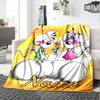 Custom Name Mice Car Adventure flannel Blanket for Super Soft Cute Comfort Blanket for Travel Bedding Couch Sofa Blanket