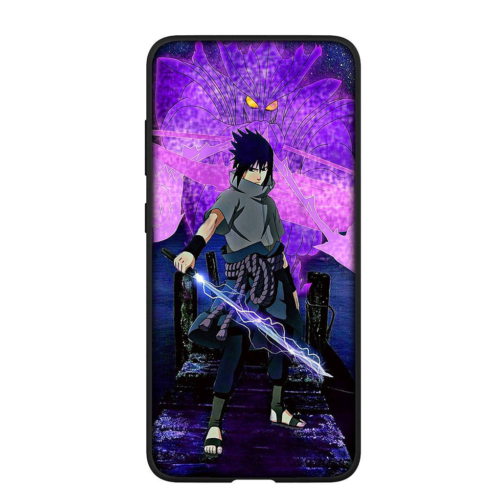 Чехол для телефона Samsung Galaxy S23 S24 iPhone 16 15 14 Xiaomi Redmi Note 13 12 11 Plus 10 9 Pro Max X XR OPPO Huawei Poster Naruto Uchiha Sasuke Cover