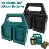 Портативная стойка для хранения аккумуляторов для литиевых аккумуляторов Makita 18V BL1860 BL1830 Вмещает 4 аккумулятора Держатель Кронштейн Электроинструмент