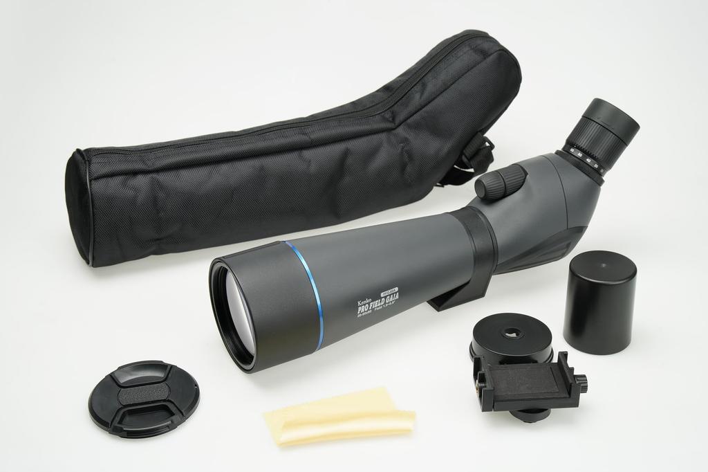 Kenko PRO FIELD GAIA Spotting Scope 20-60x80 Waterproof Inclined Eyepiece Dual Focus 82mm Lens Filter Compatible