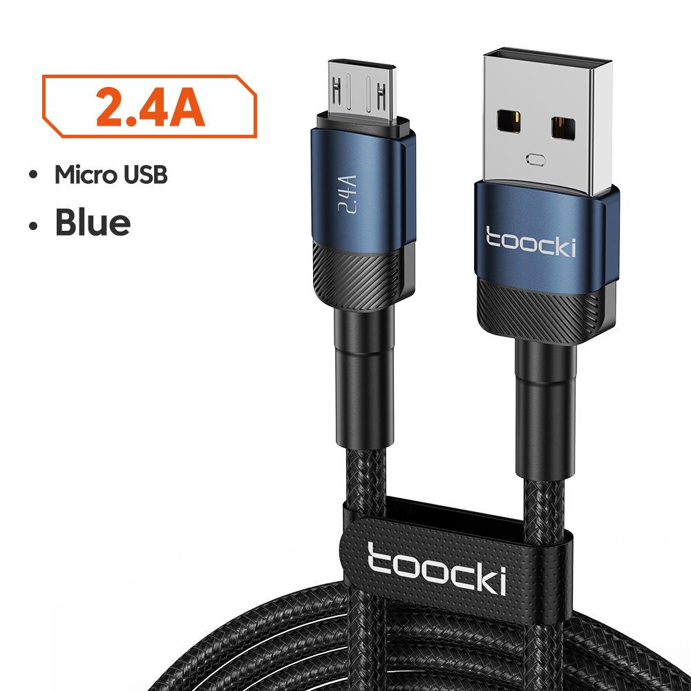 Быстрозарядный кабель Toocki Haoyue 6A для Apple, Huawei, Android-телефонов