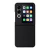 For ZTE Nubia Flip2 5G Case PU Leather Hard PC Protective Phone Cover
