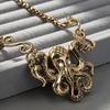 Octopus Pendant Necklace Retro Creative Water Neck Ornament Bohemian Style Necklace