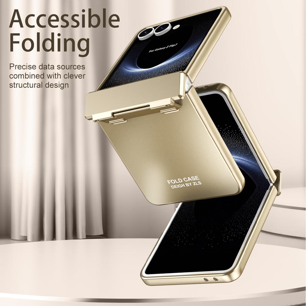 Для Samsung Galaxy Z Flip 7 Серия Star Покрытие PC Противоударный Противоотпечатки Пальцев Противоскользящий Чехол для Телефона