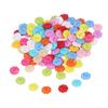 200Pcs Flower Buttons Colorful Vivid Colors Durable Plastic Wide Application Craft Buttons for