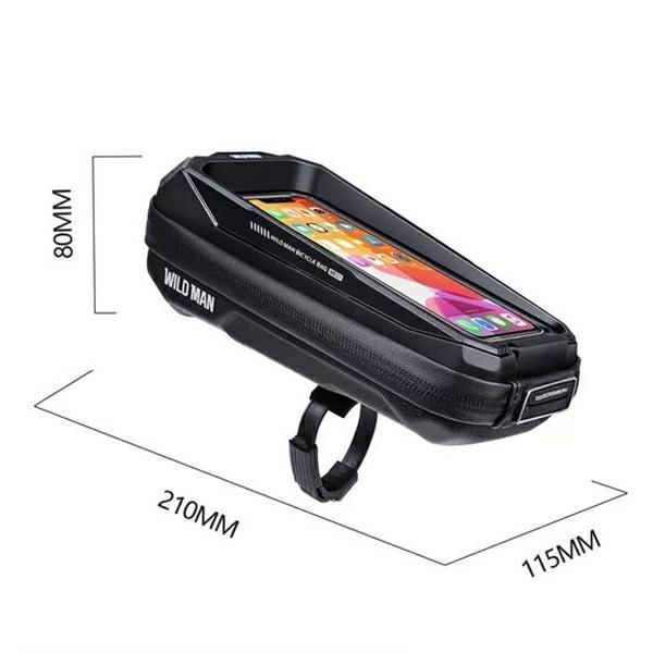 Wildman Etui/Uchwyt Rowerowy Ms33 0.6L   Sakwa Na Kierownicę Czarna/Black