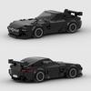 MOC Спортивный гоночный автомобиль GTR Городские строительные блоки Кирпичики Детская игрушка Подарок Модель Супер гонщики Классический автомобиль Черный