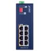Industrial 4 Port Gigabit Injector Hub PLANET-IPOE-470-12V 802.3bt PoE++