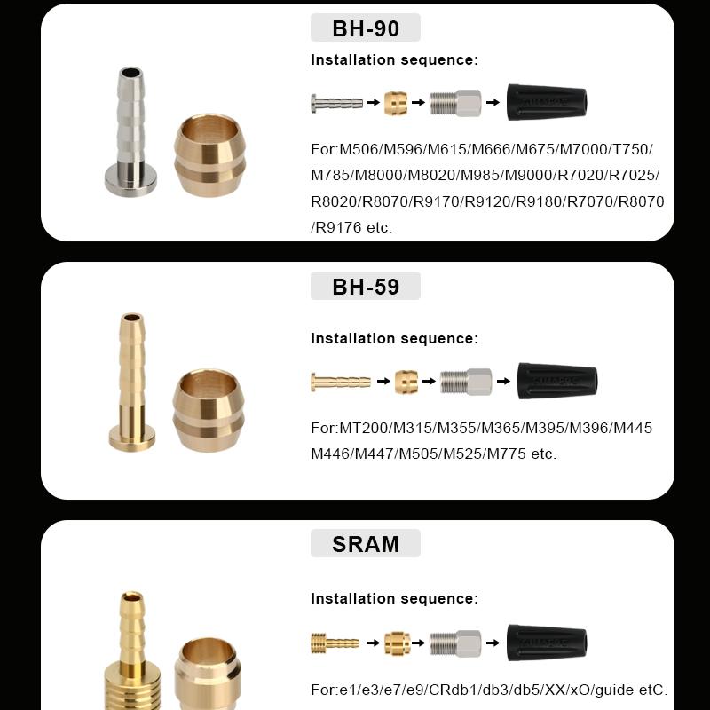50 комплектов велосипедных тормозов Olive Alloy велосипедные гидравлические дисковые тормозные иглы Olive Connect Inserts для SHIMANO BH90 BH59 SRAM MAGURA TEKTRO