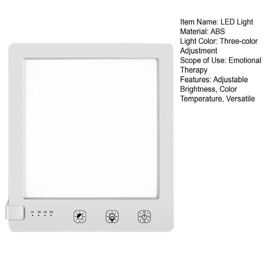 Светотерапевтическая лампа Yousheng LED Регулируемая яркость Цветовая температура Без УФ Полный спектр Лампа для терапии с имитацией восхода солнца Дом Офис Стол Прикроватная