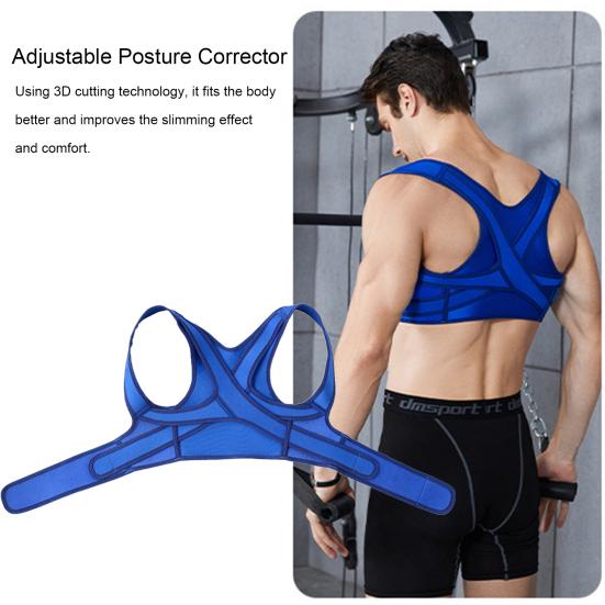 Регулируемый дышащий корректор осанки для мужчин и женщин, студентов, поддержка спины, бандаж для спины, анти-горбун, корректирующий ремень