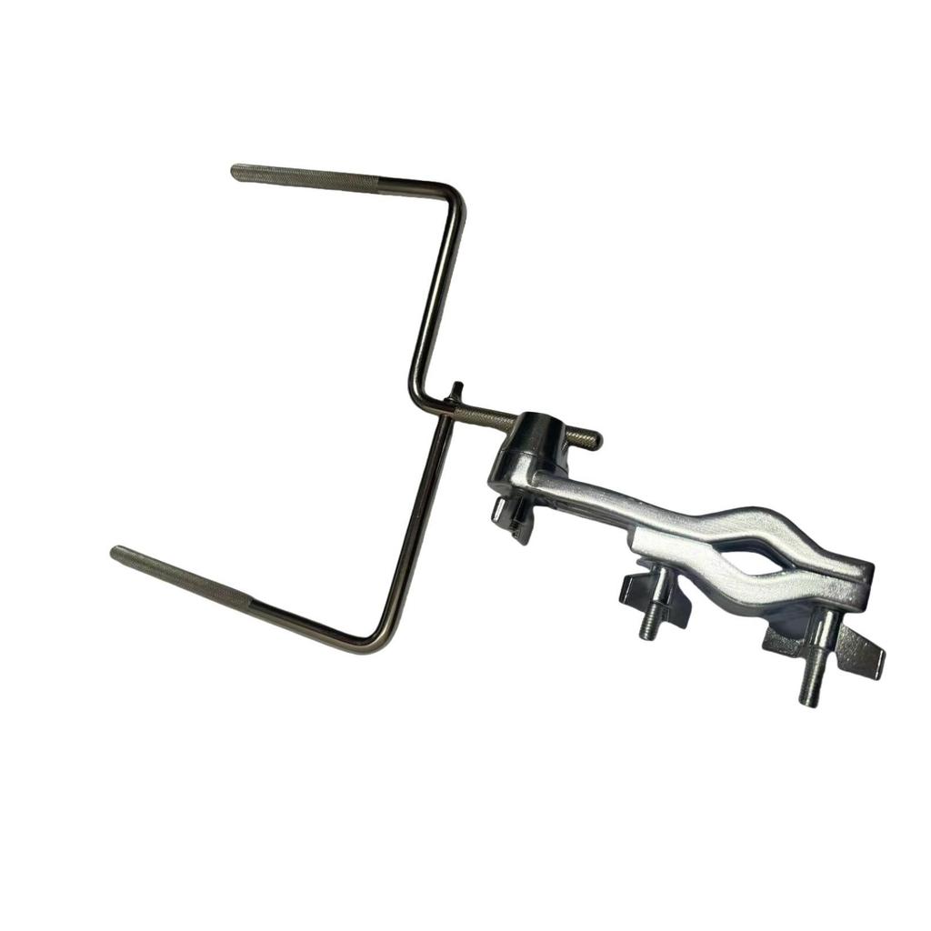 Universal Half-Quick Lock Rotating Cymbal Stand Extension with Angled Rod for Cowbell and Water Cymbal Mounting