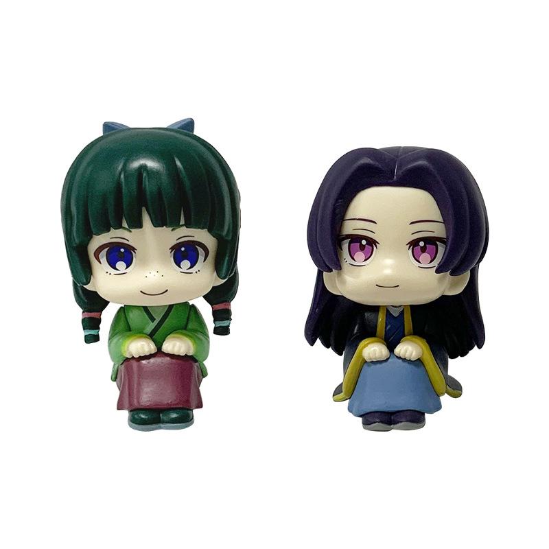 The Apothecary Diaries 8.5cm Maomao Jinsi Figure Anime Periphery Q Version Kawaii Figure Desktop Ornaments Plaything Gifts