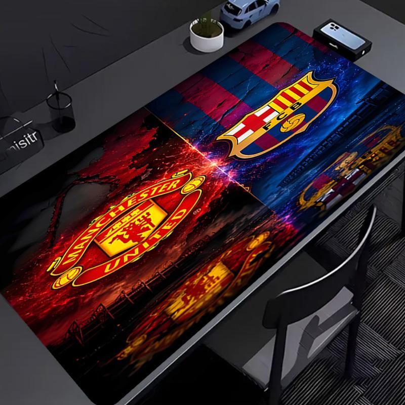 Football club logo Mouse Pad - Non-Slip Rubber Base, Smooth Surface for Work,Gaming,Office,And Home Use, Desk Mouse Pad