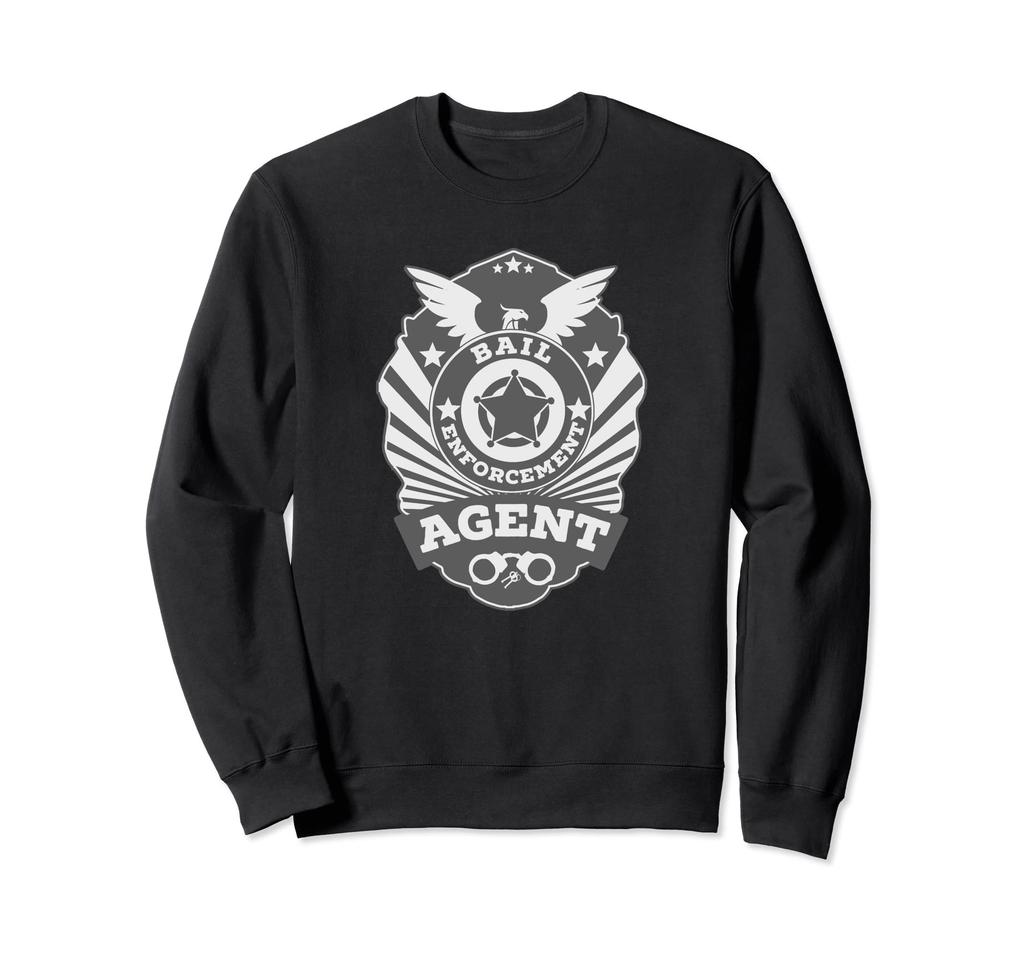 BEA Bail Enforcement Agency Badge Bounty Hunter Uniform Sweatshirt