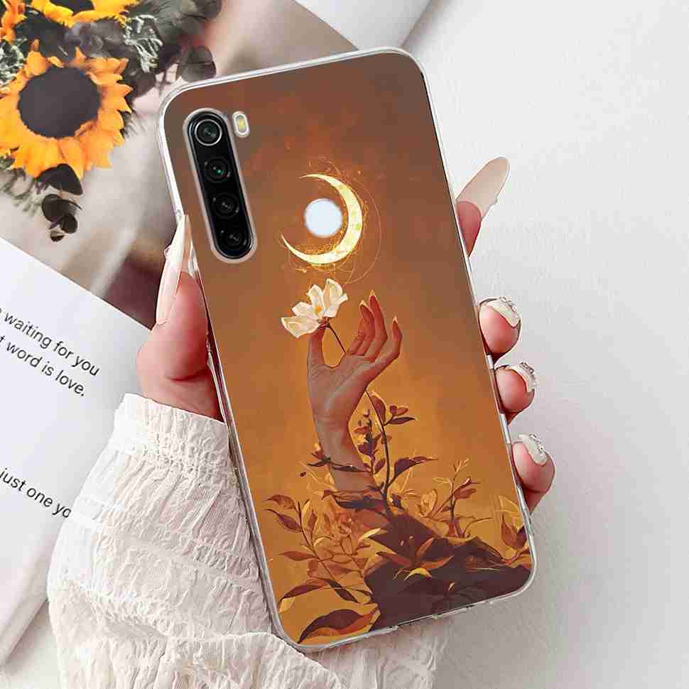 Чехол для Xiaomi Redmi Note 8 Винтажный Дракон Роскошный Цветок Мягкий Силикон ТПУ Чехол Для Redmi Note8 Note 8T Чехлы для Телефона Ударопрочный