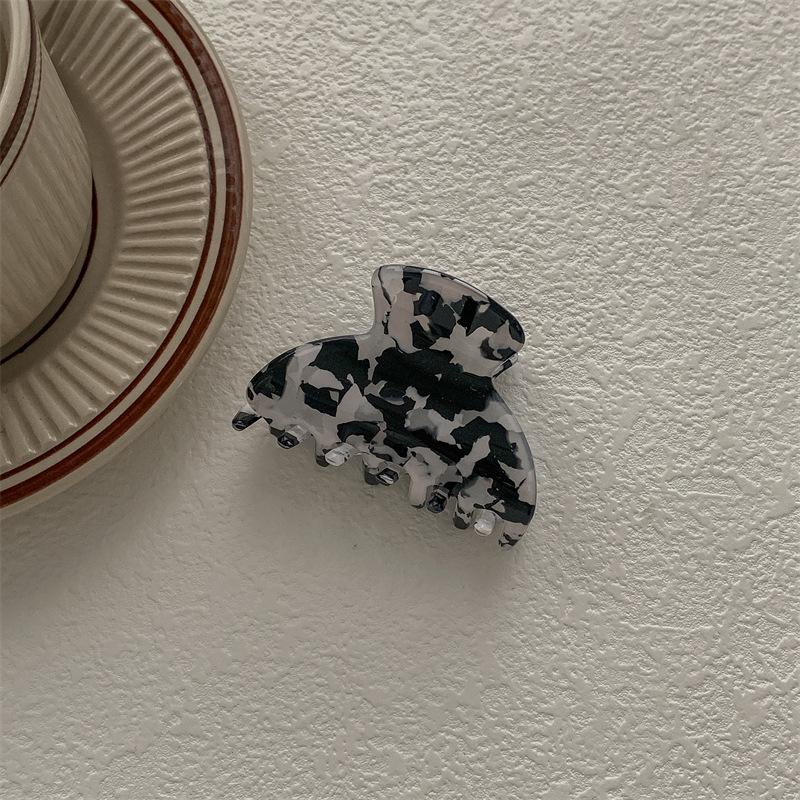 Высококачественная французская имитация ацетата заколка для волос «Маленький монстр» - Элегантная маленькая заколка-акула для женской прически