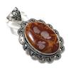 Natural Noreena Jasper Gemstone Handmade 925 Sterling Silver Pendant 2.56" U2i45