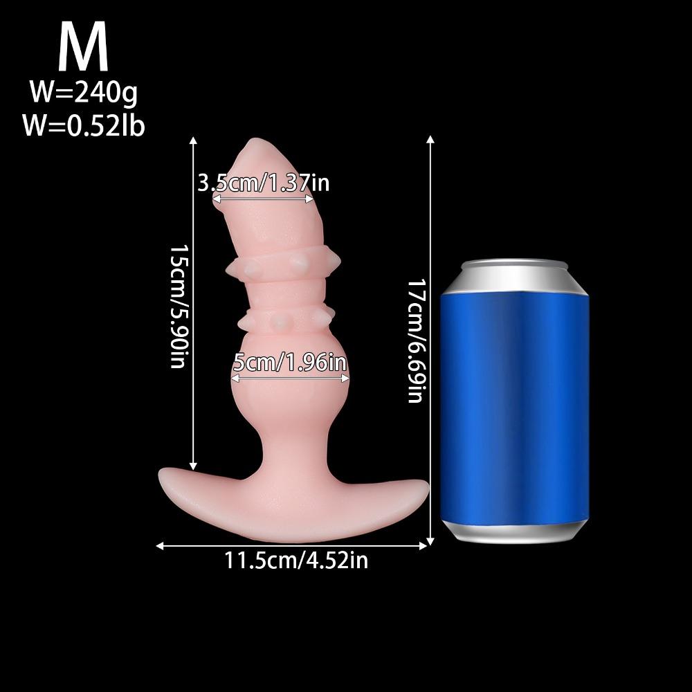 Fantasy Silicone Dog Shape Dildo Anal Plug Soft Body Safe Adult Pleasure Toy