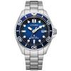 [Citizen] Promaster Light-Powered Eco-Drive Diver's Watch 200m Navy BN0260-54L Men's Silver