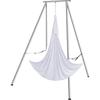 Aerial Yoga Frame & Yoga Hammock, 9.67 ft Height Professional Yoga Swing Stand Comes with 6.6 Yards Aerial Hammock, Max 551.15 lbs Load Capacity Yoga