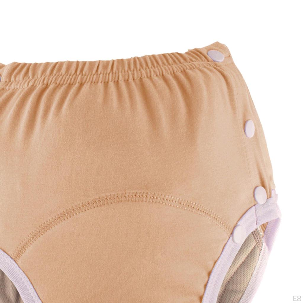 Adult Cloth Diaper Washable Nappy Cover Adjustable Incontinence Pants Waist 66-100cm