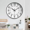 12 Inch Nordic Silent Wall Clock Environmental Protection Material Silent Non-ticking Suitable for Dining Room Bedroom Study