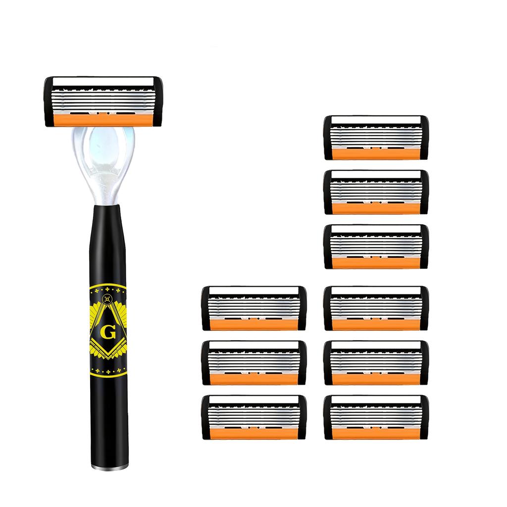 Высококачественные мужские лезвия для бритвы 6 слоев Немецкая нержавеющая сталь Бритвенные картриджи Совместимы с бритвой Mach