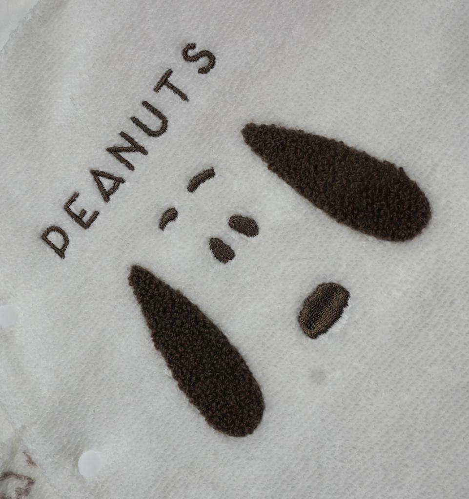 Newborn All Snoopy Newborn All Open Front Gauze Pile Dress Coverall Baby Clothes Switchable [Takihyo] Two-Way Two-way 50-70