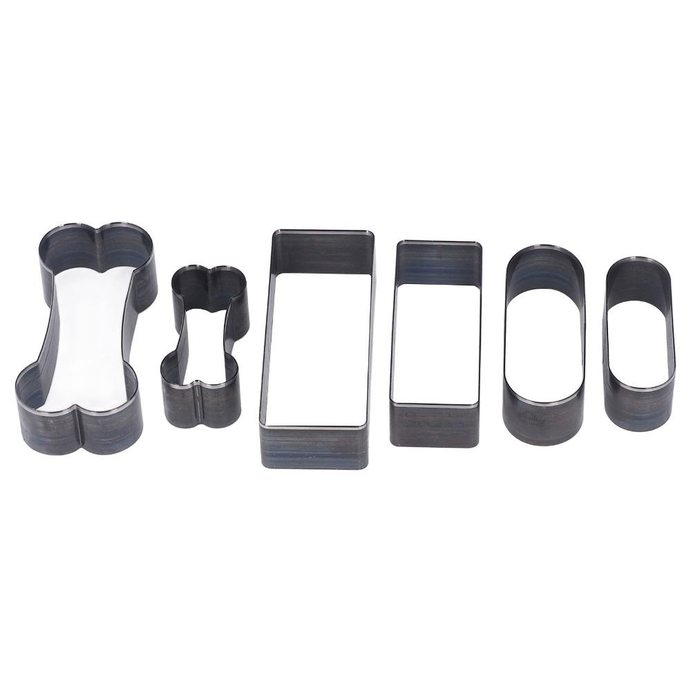 Bone Shape Leather Cutting Die Set Rectangle Craft Hole Puncher  Handmade DIY Leather Craft