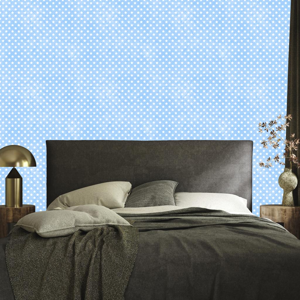 Azure Stars Wallpaper, Soft Forms for Living Room and Bedroom 50x1000