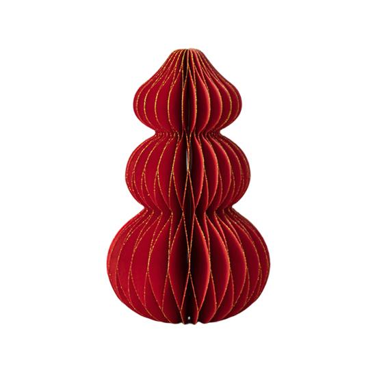 Набор подвесных украшений для рождественской елки Легкая сборка Праздничный подвесной декор 3D украшение из сотовой бумаги