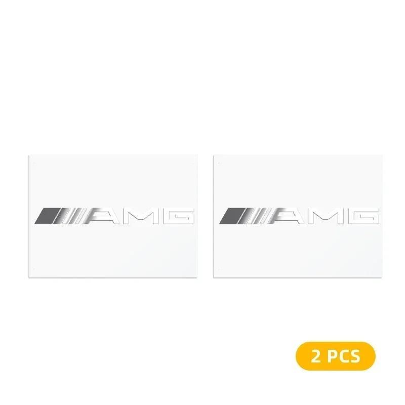 DNV4 2/5/10pcs 3D Metal Car Interior Decoration Stickers For Mercedes Benz B/C/E/S Class A Class C200L GLC GLK CLA Auto Accessories